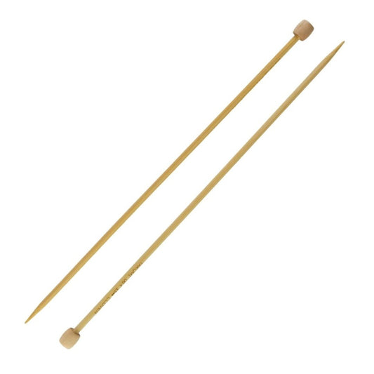 Clover Takumi Bamboo Straight Single Point Knitting Needles 3.5mm/23cm