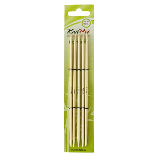 KnitPro Bamboo Double Pointed Knitting Needles 3.5mm/15cm