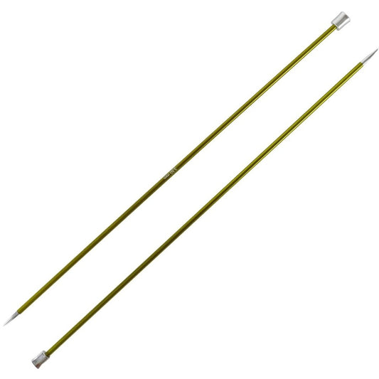 KnitPro Zing Aluminium Single Point Straight Knitting Needles 3.5mm/25cm