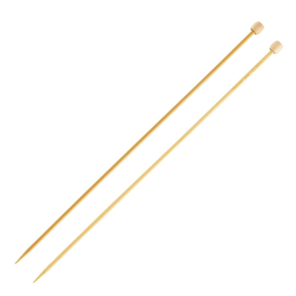Clover Takumi Bamboo Straight Single Point Knitting Needles 4.0mm/33cm