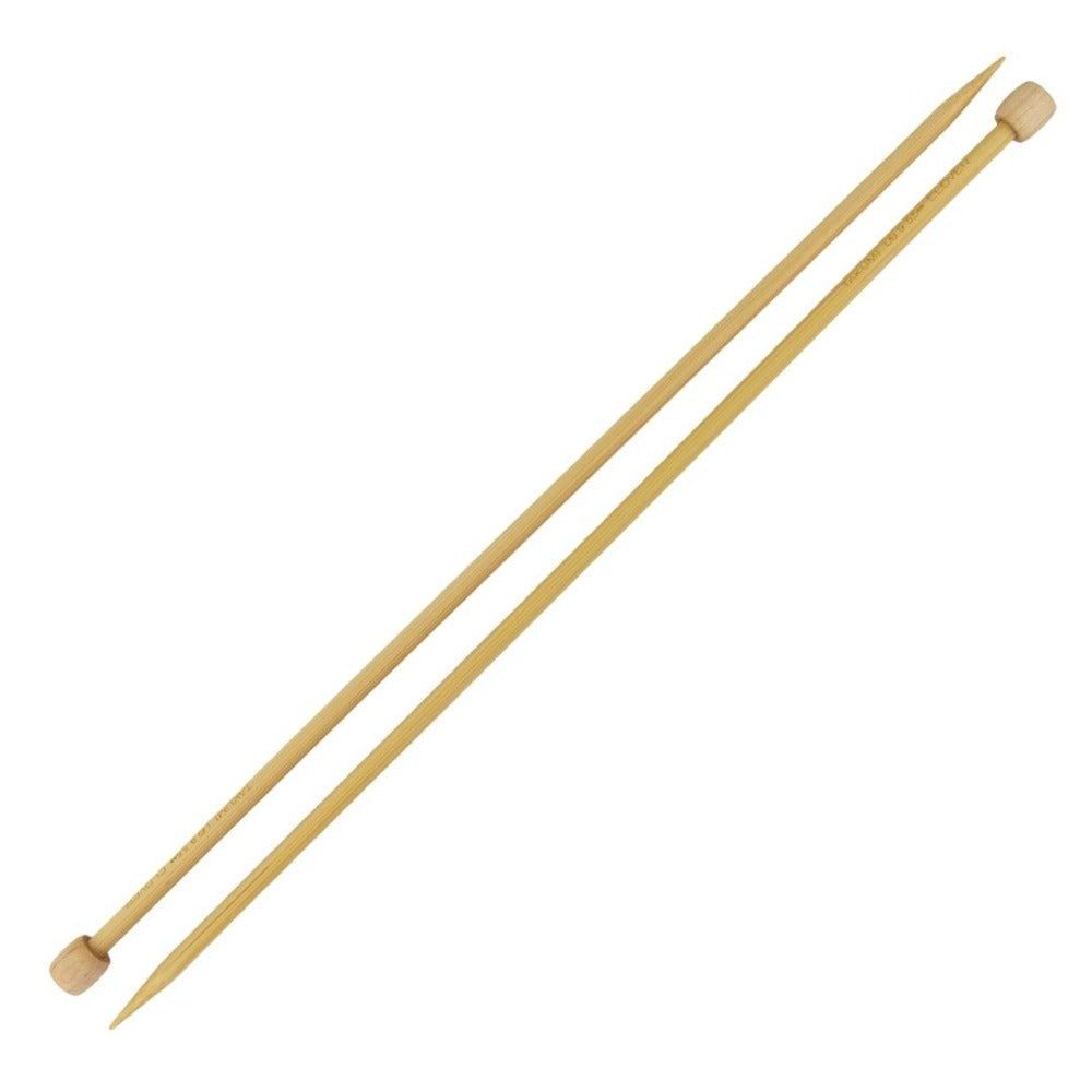 Clover Takumi Bamboo Straight Single Point Knitting Needles 5.5mm/33cm