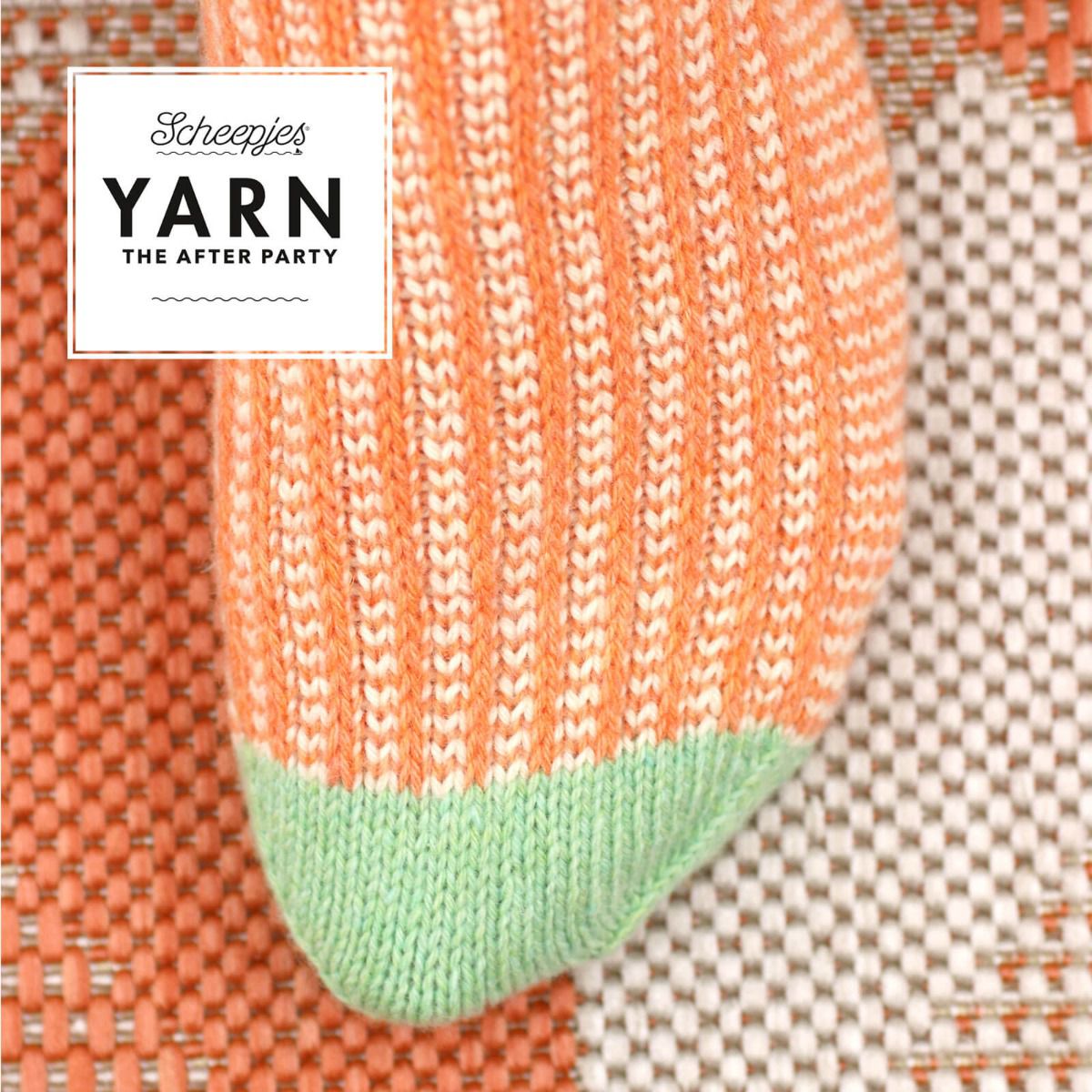 Scheepjes Yarn The After Party 53 "Twisted Socks" Knitting Pattern