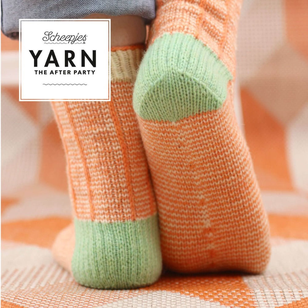 Scheepjes Yarn The After Party 53 "Twisted Socks" Knitting Pattern
