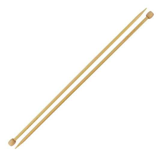 Clover Takumi Bamboo Straight Single Point Knitting Needle 5.0mm/33cm