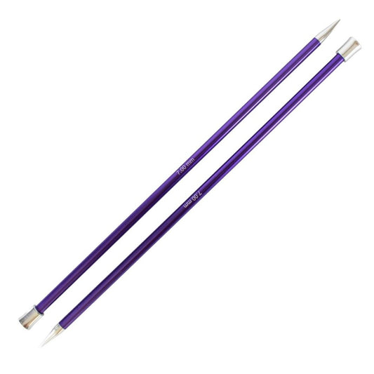KnitPro Zing Single Point Straight Knitting Needles 7mm/30cm