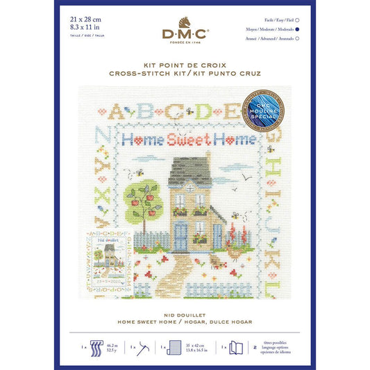 DMC BK1920 Home Sweet Home Counted Cross Stitch Kit