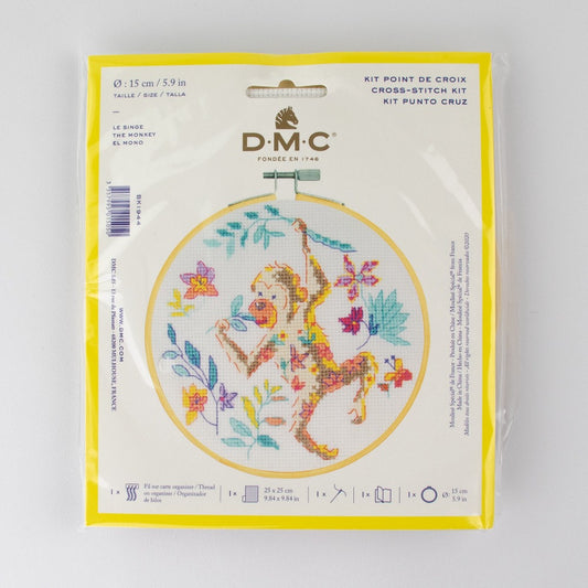 DMC BK1944 The Monkey Counted Cross Stitch Kit