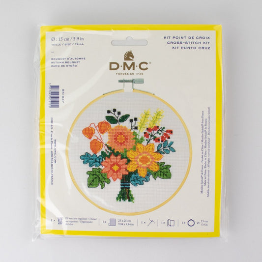 DMC BK1947 Autumn Bouquet Counted Cross Stitch Kit