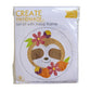 "Sloth" Beginner's Felt Applique Kit with Hoop Frame