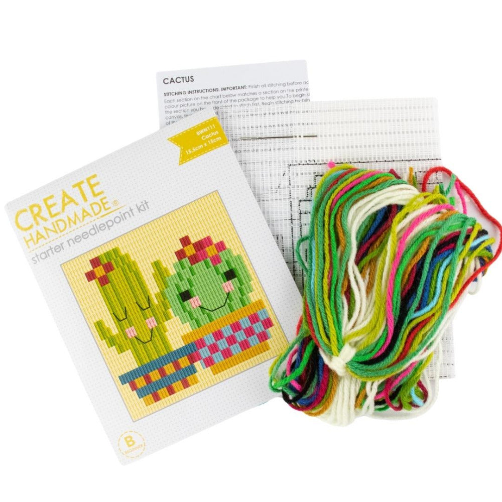 Cactus Starter Needlepoint Kit
