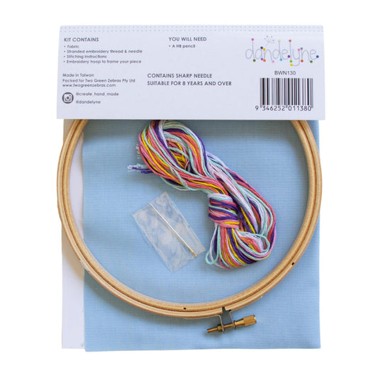 "You Are Awesome" Embroidery Kit with Hoop Frame