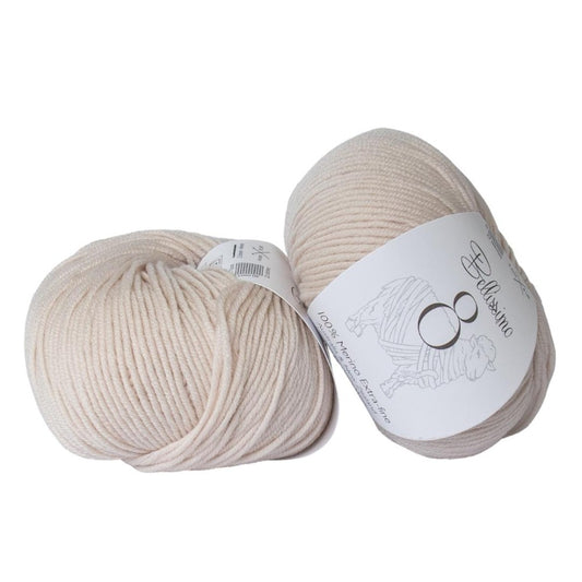 Bellissimo Extra Fine Merino 8 Ply 202 Beige