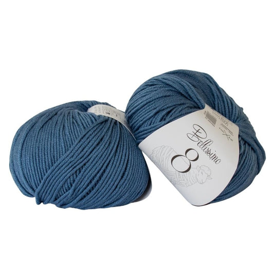 Bellissimo Extra Fine Merino 8 Ply 205 Denim