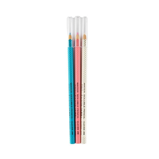 Clover 5003 Water Soluble Pencil Pack of Three