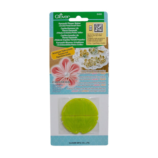 Clover 8486 Kanzashi Flower Maker Small Orchid with packaging