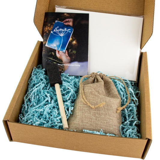 Cyanotype Printing Kit Contents