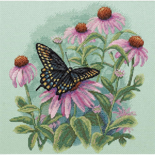 Dimensions 35249 Butterfly and Daisies