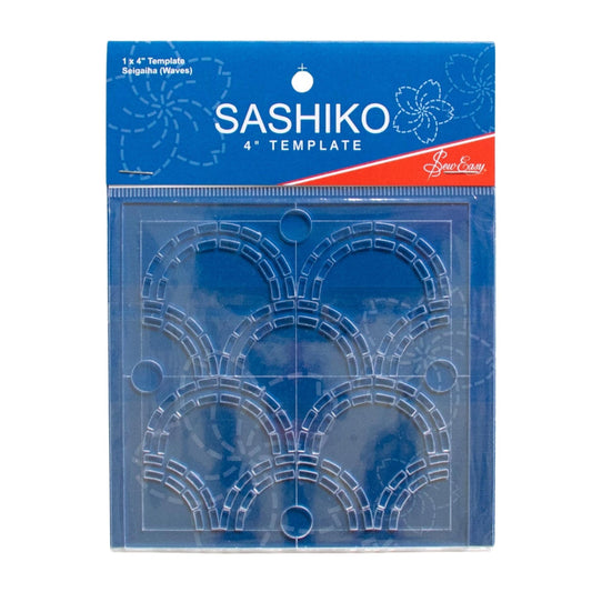 Sew Easy Sashiko "Seigeiha" Template