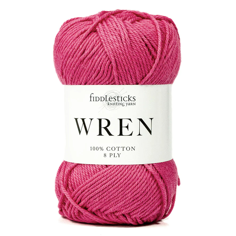 Fiddlesticks Wren 8 Ply Pure Cotton 013 Rouge