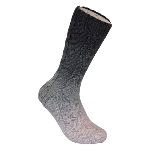 Fiori Gradient Sock Hand Dyed 4 Ply 001 Storm Front