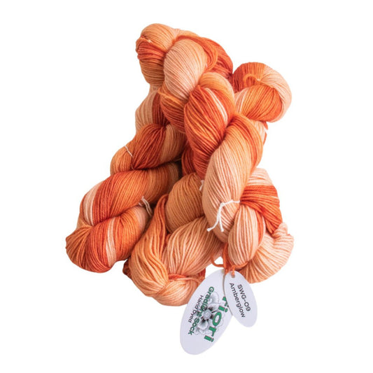Fiori Gradient Sock Hand Dyed 4 Ply 009 Amberglow