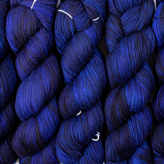 Fiori Hand Dyed Sock 008 Midnight Blue