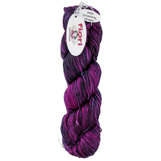 Fiori Hand Dyed Sock 005 Crushing Grape