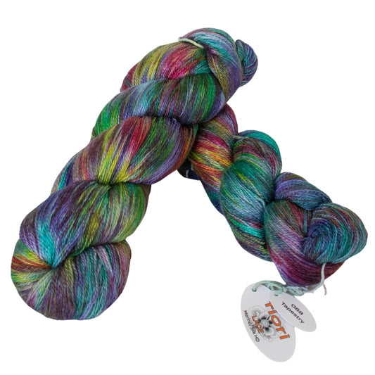 Fiori Lace Hand Dyed Merino Silk 088 Tapestry