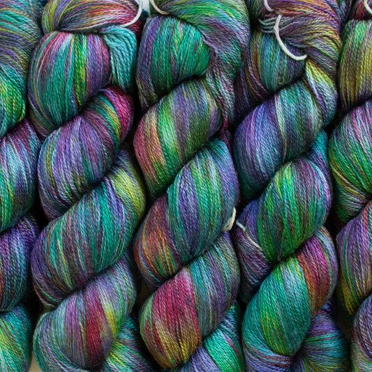 Fiori Lace Hand Dyed Merino Silk 088 Tapestry