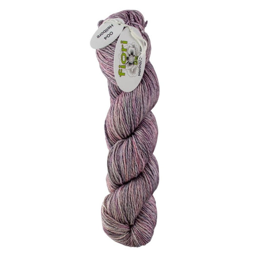 Fiori Hand Dyed Merino Silk DK 004 Hellebore