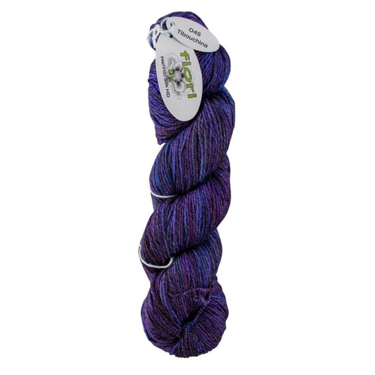 Fiori Hand Dyed Merino Silk DK 045 Tibouchina