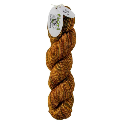 Fiori Hand Dyed Merino Silk DK 053 Amber