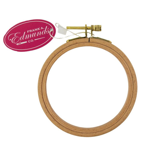 Frank Edmunds Beechwood 10.16cm/4 Inch Hand and Machine Embroidery Hoop