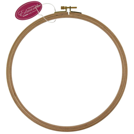Frank Edmunds Beechwood 25cm/10 Inch Hand and Machine Embroidery Hoop