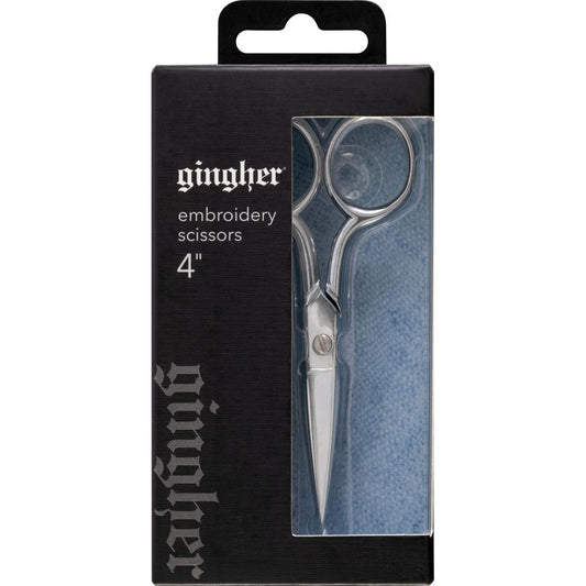 Gingher Embroidery Scissors 4 inch/10.1cm