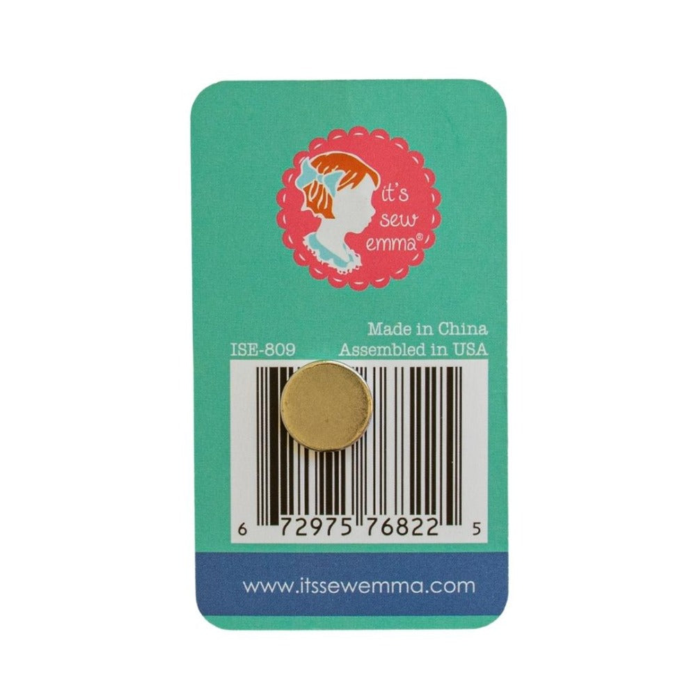 It's Sew Emma Sew Day Enamel Magnetic Needle Minder packaging reverse
