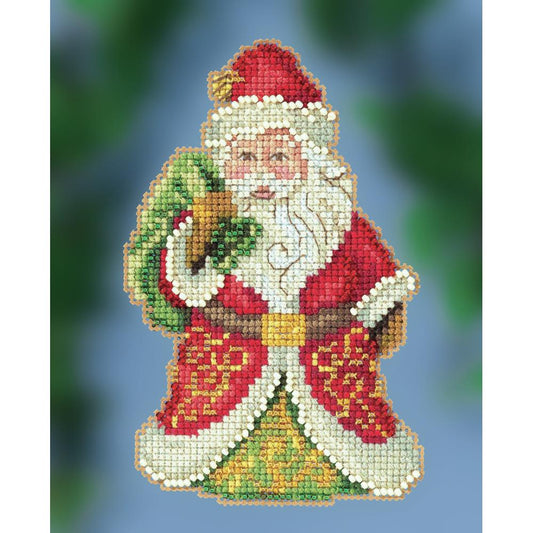 Mill Hill JS20-2015 Gift Bearing Santa Counted Cross Stitch Kit