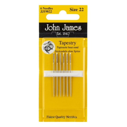 John James Tapestry Needles Size 22 Pack of Six