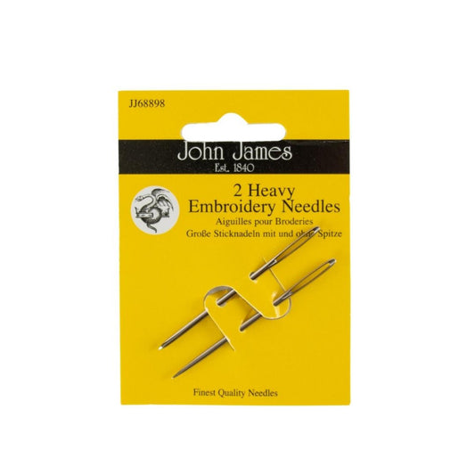 John James Heavy Embroidery Hand Needles Size 14