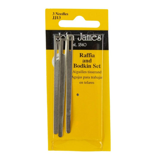 John James Raffia and Bodkin Set of Three Needles