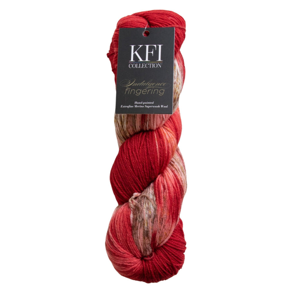 KFI Collection Indulgence Hand Painted Fingering 4 Ply 07 Moulin Rose