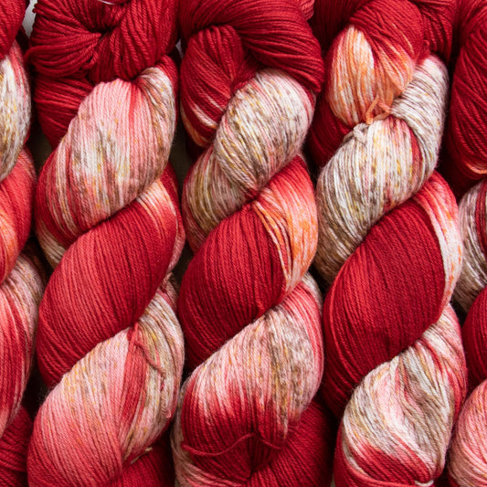 KFI Collection Indulgence Hand Painted Fingering 4 Ply 07 Moulin Rose