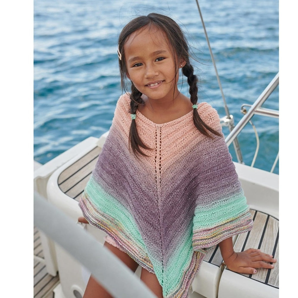 Katia Fair Cotton Craft 175 Child's Knitted Poncho