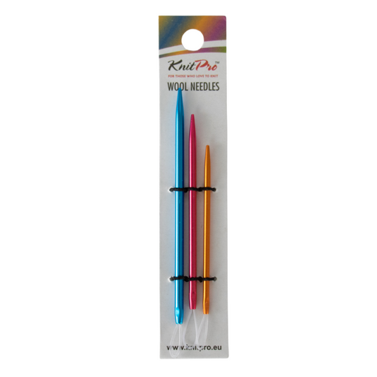 KnitPro 10944 Aluminium Wool Needles Pack of Three