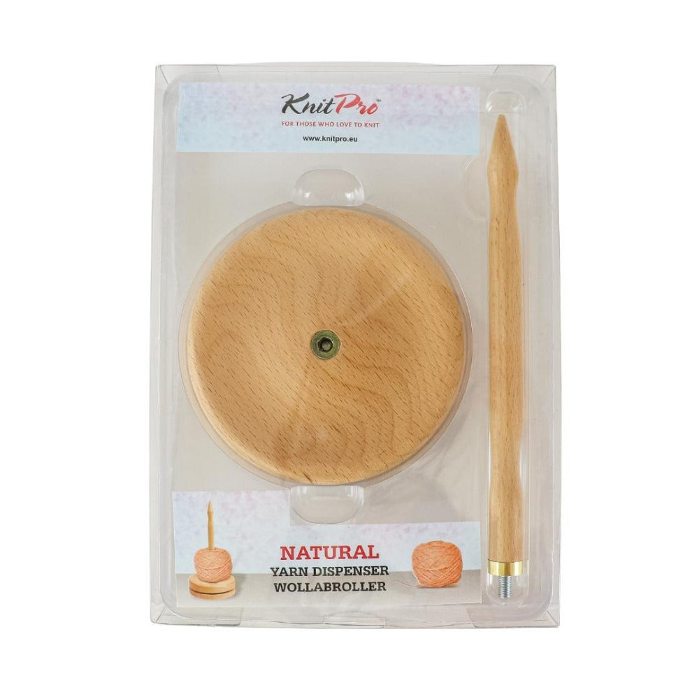 KnitPro 35006 Natural Beech Wood Yarn Dispenser