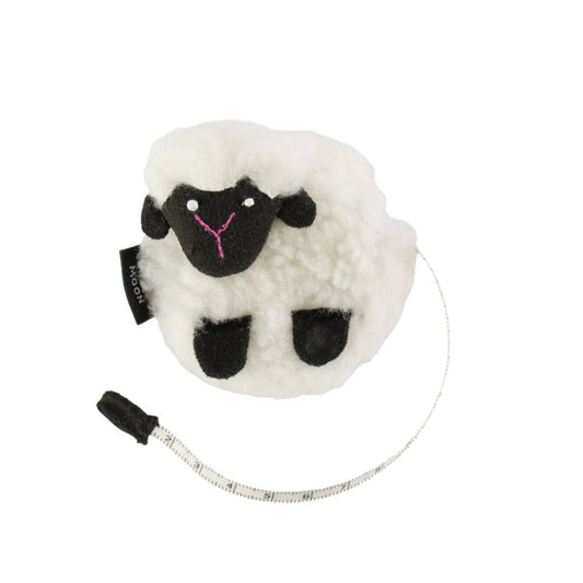 Lantern Moon White Merino Sheep Retractable Tape Measure