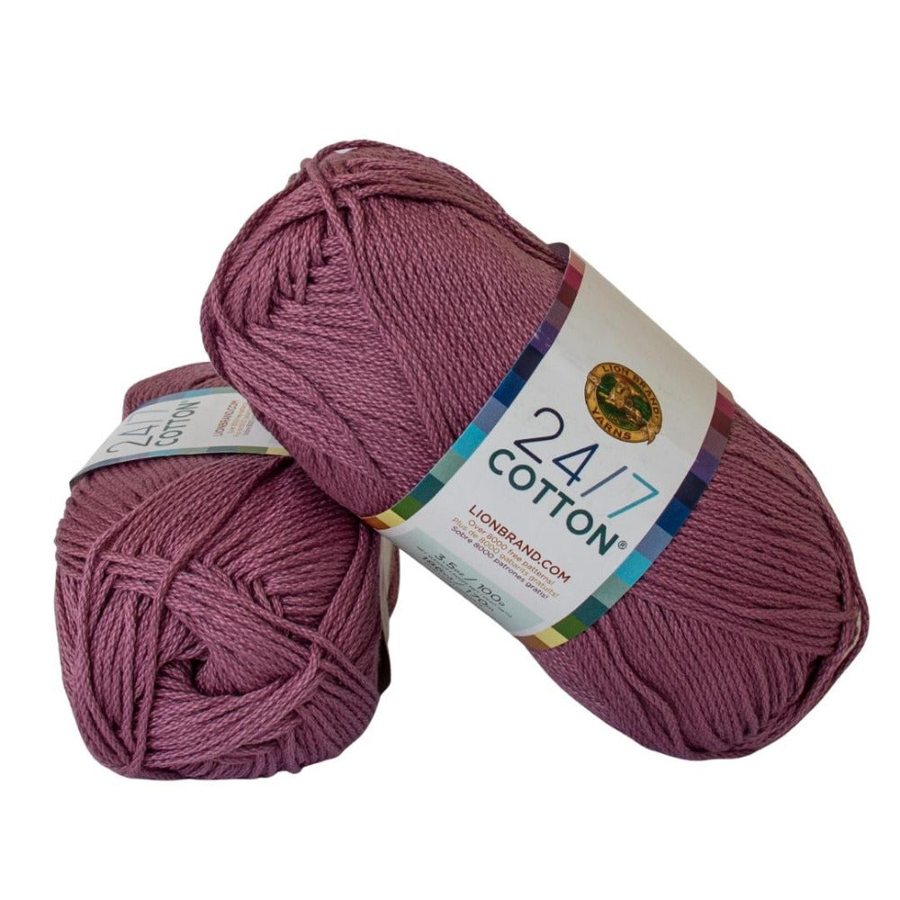 Lion Brand 24/7 Cotton 761-143D Lilac
