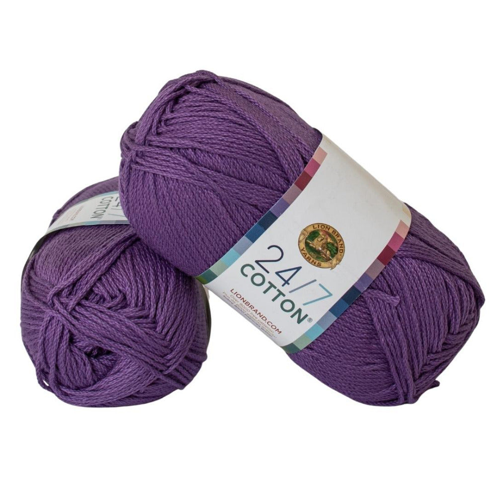 Lion Brand 24/7 Cotton 761-147B Purple