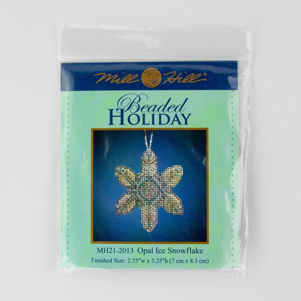 Mill Hill MH21-2013 Opal Ice Snowflake Counted Cross Stitch Kit