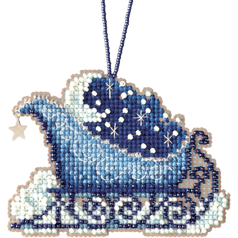 Mill Hill MH16-1731 Celestial Sleigh Counted Cross Stitch Kit